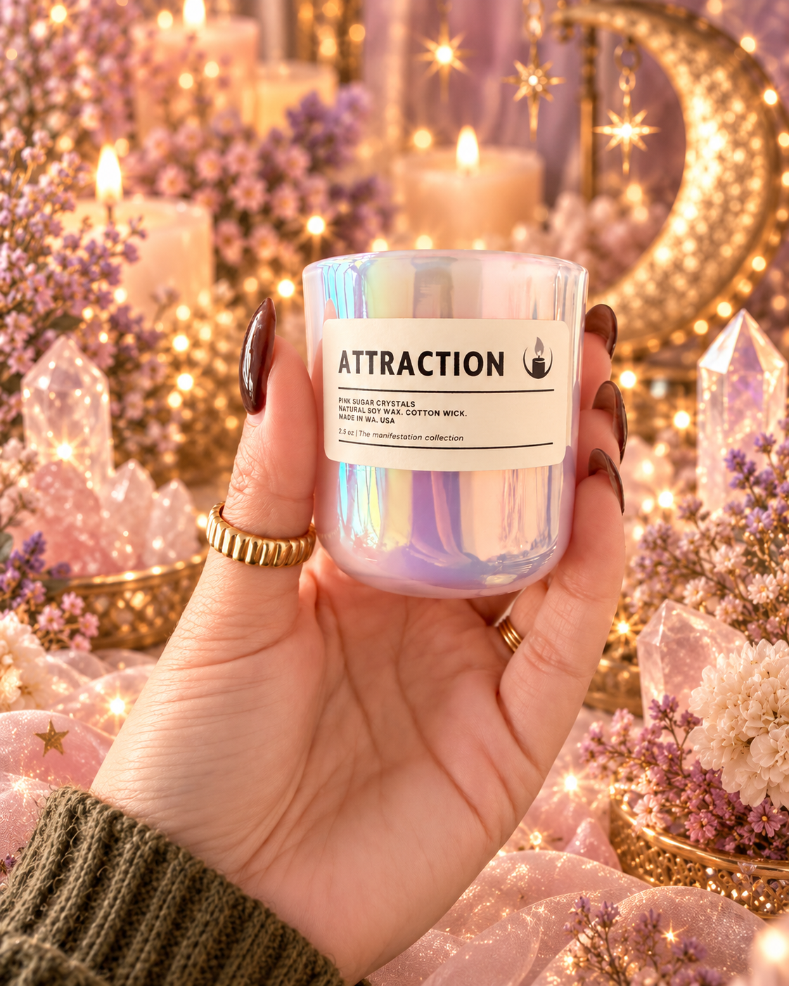Manifestation – Abundance, Guidance & Attraction Mini Soy Candle Gift Set (3 x 2.5 oz)