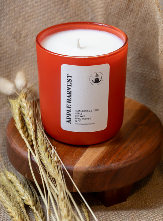 Apple Harvest – Granny Smith Apple Fall Soy Candle, 12 oz