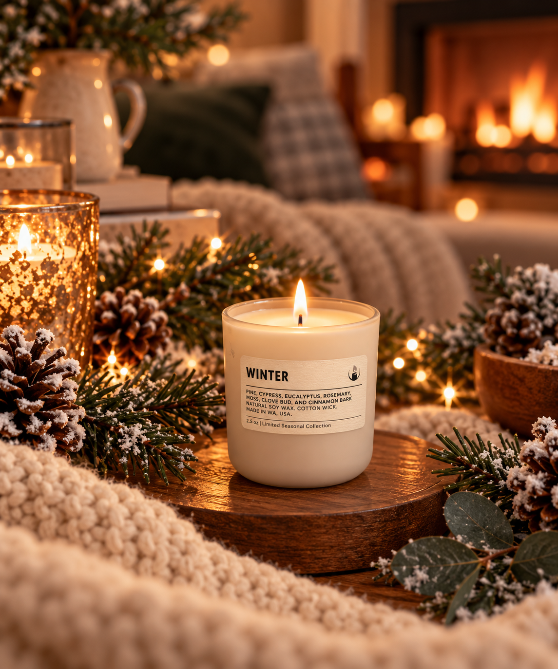 Holiday Joy – Christmas Mini Candle Gift Set (3 x 2.5 oz)