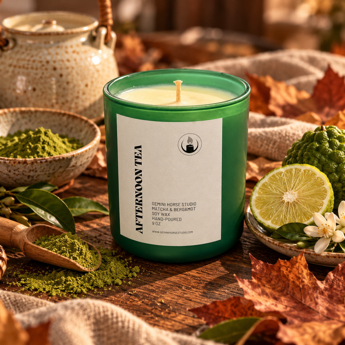 Afternoon Tea – Bergamot & Black Tea Soy Candle