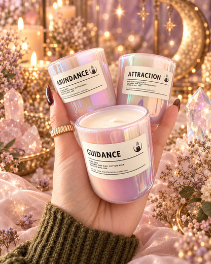 Manifestation – Abundance, Guidance & Attraction Mini Soy Candle Gift Set (3 x 2.5 oz)