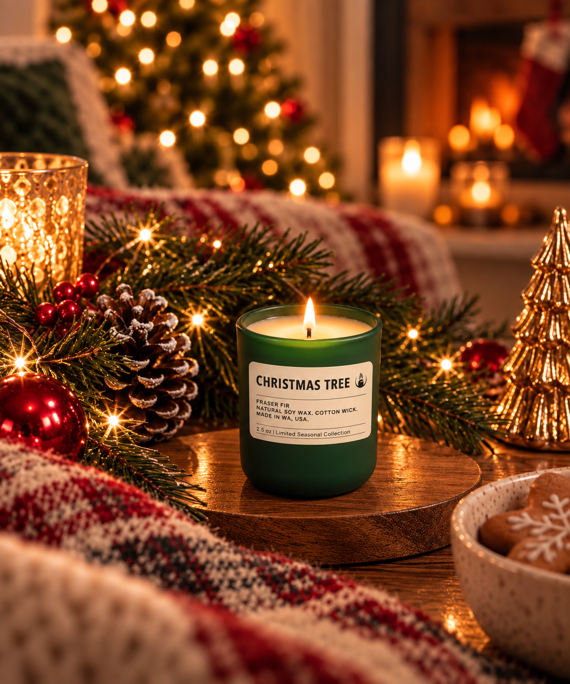 Holiday Joy – Christmas Mini Candle Gift Set (3 x 2.5 oz)