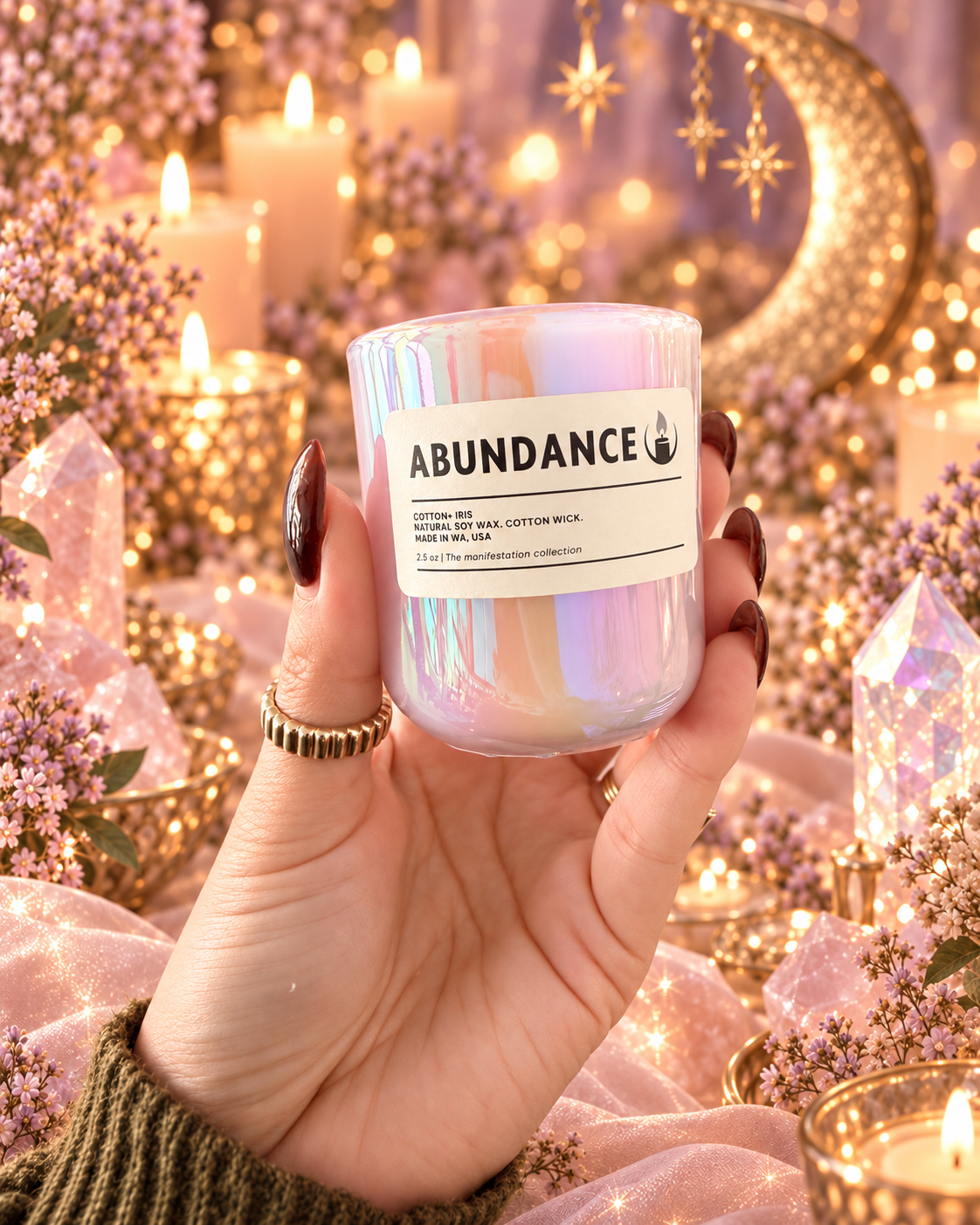 Manifestation – Abundance, Guidance & Attraction Mini Soy Candle Gift Set (3 x 2.5 oz)
